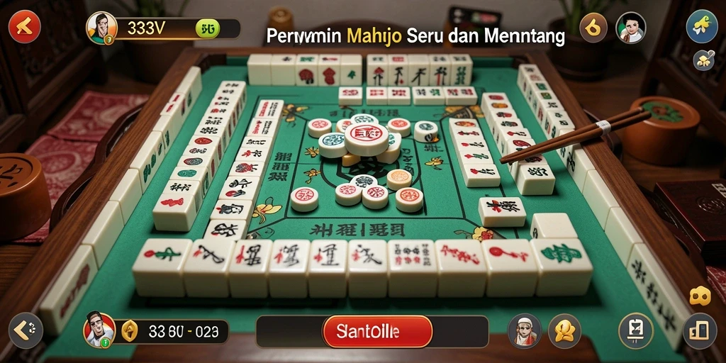 Gameplay Mahjong yang seru dan menarik di 333V.