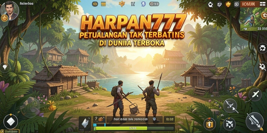 Tampilan gameplay Open World yang mendebarkan dari HARAPAN777.