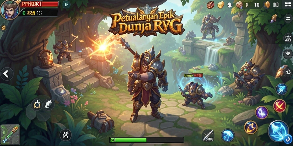 Tampilan gameplay RPG yang menakjubkan di PPHOKI.